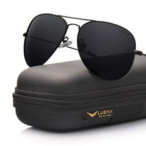 LUENX Aviator Sunglasses